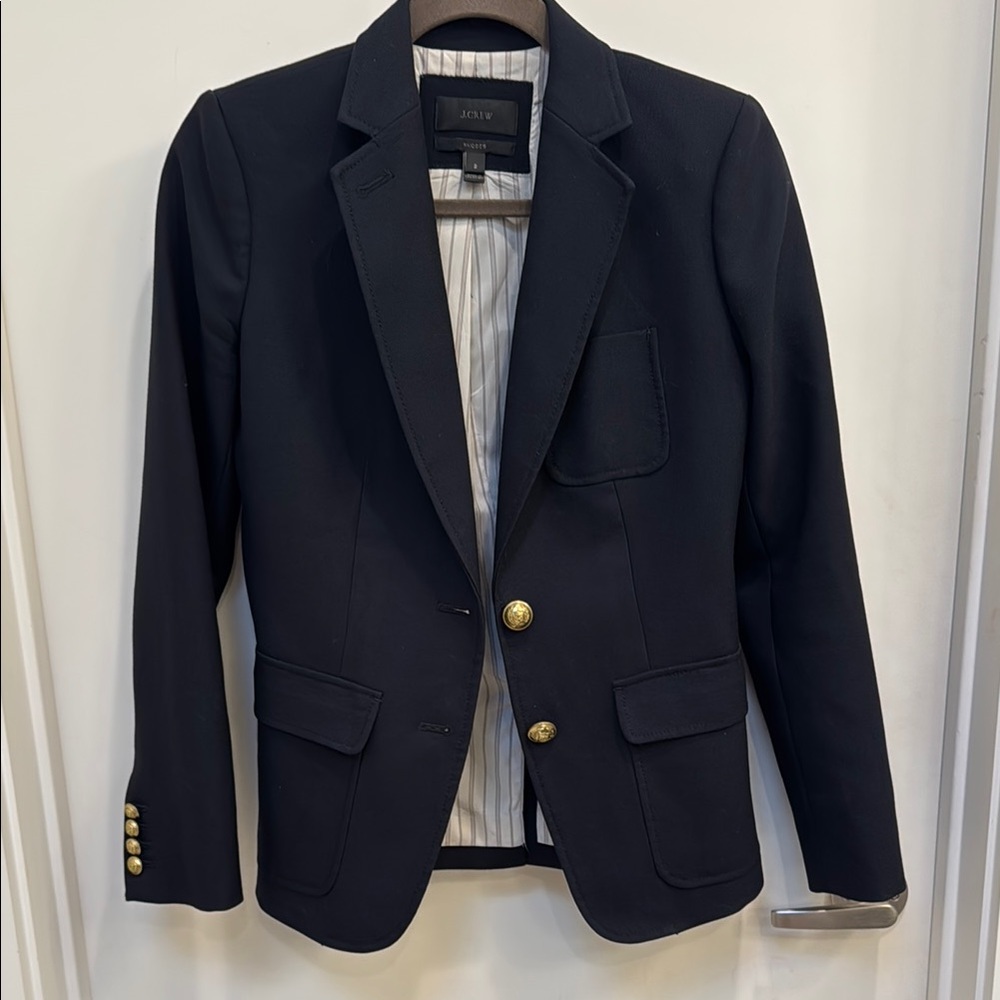J. Crew Navy Rhodes Blazer with Gold Buttons
Size 2
